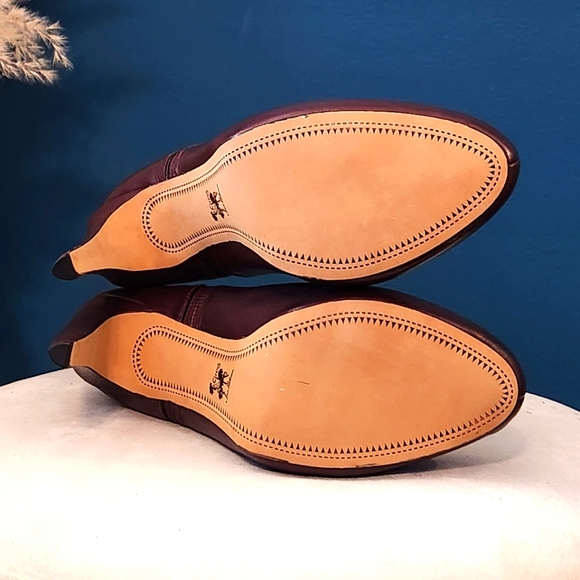 Circus by Sam Edelman Burgundy Leather Ankle Boots, Size 8.5. NWOT - Picture 4 of 4